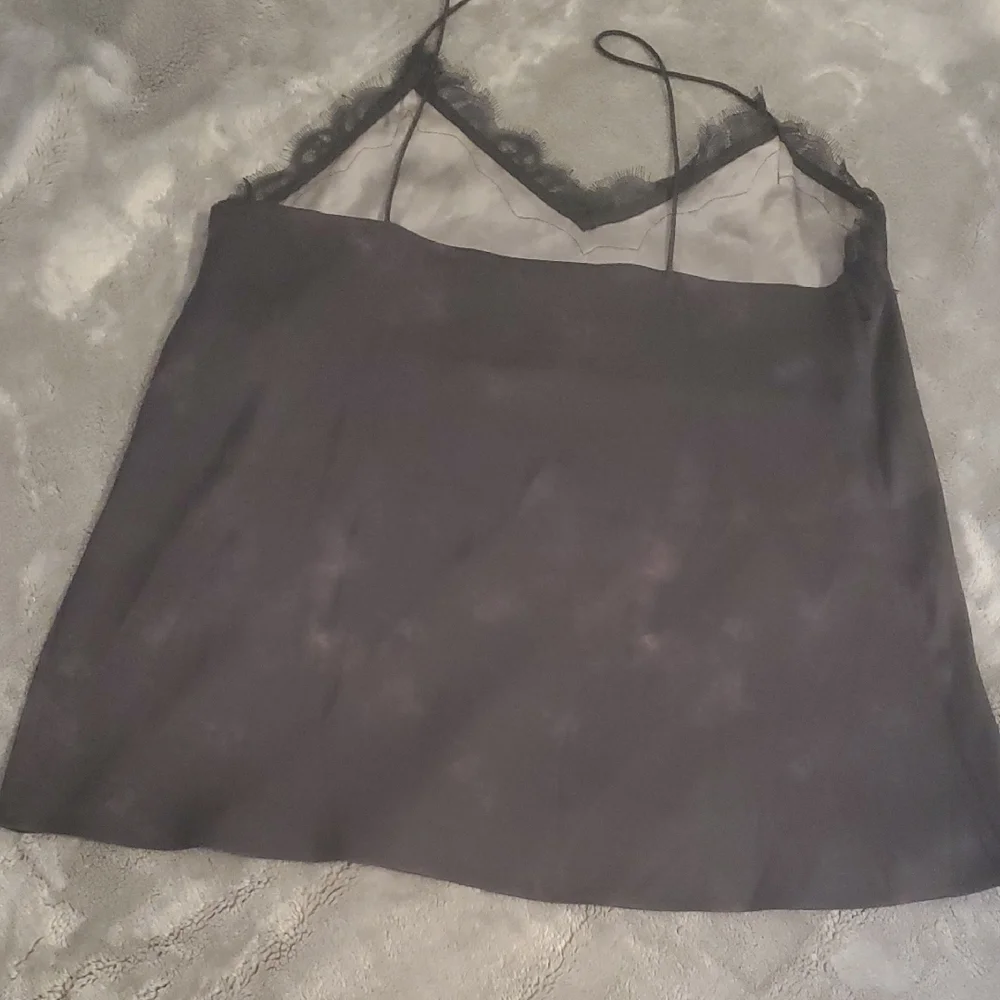 NWOT ANINE BING BELLE SILK LACE TRIM CAMISOLE ,SZ; LARGE - Picture 7 of 13